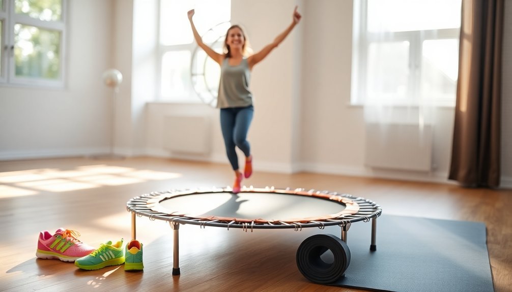 core strength through rebounding