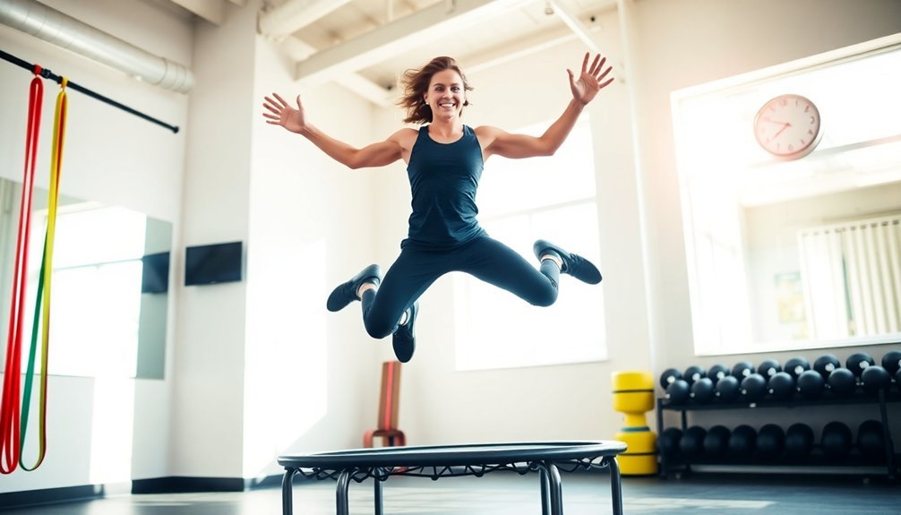 fat burning rebounding workout routine