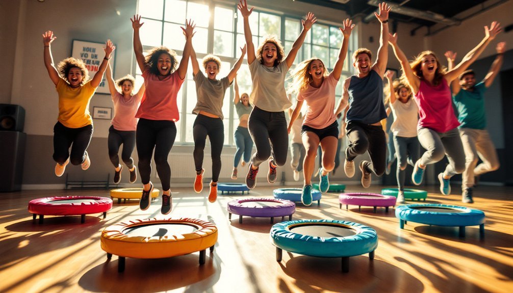 fun mini trampoline workouts