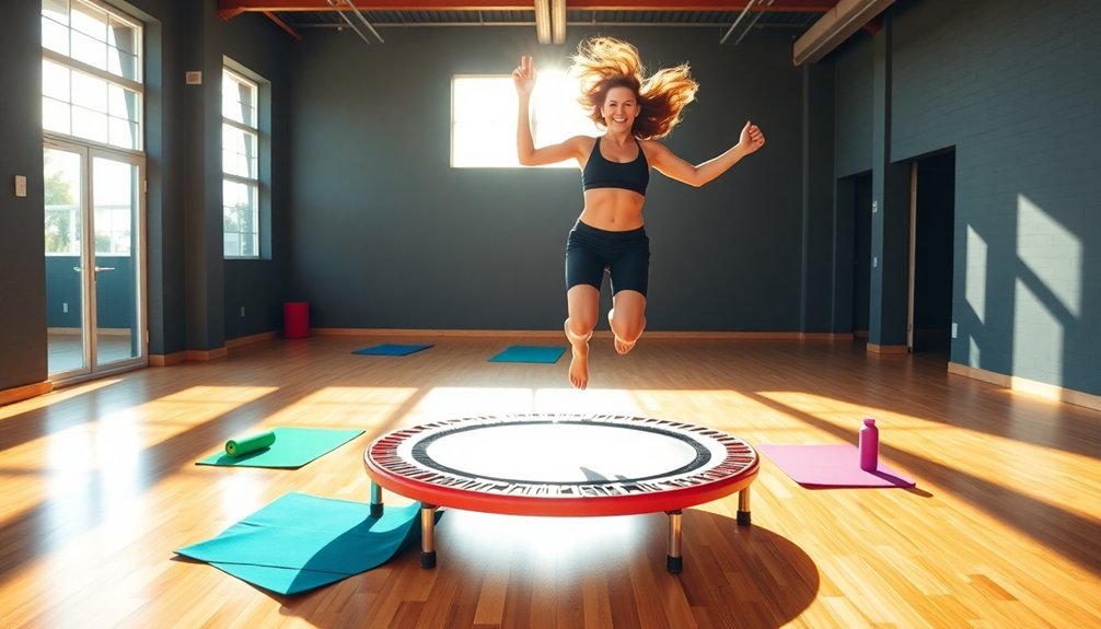 fun mini trampoline workouts