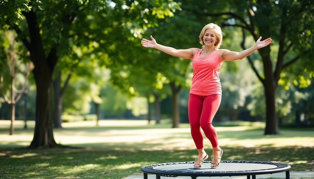 gentle bouncing enhances stability