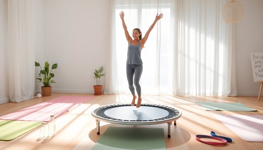 gentle rebounding exercises beginners