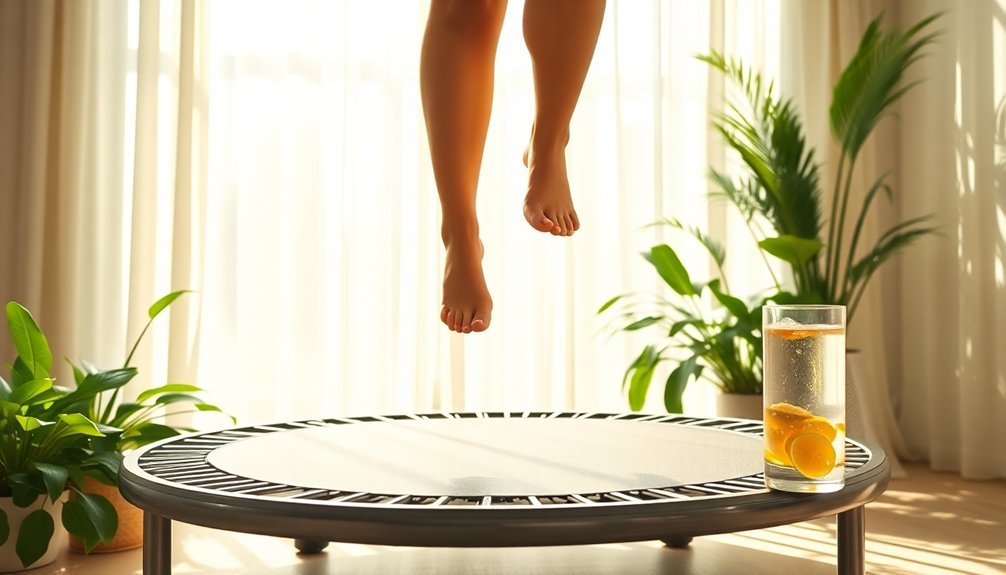 maximize detox through rebounding