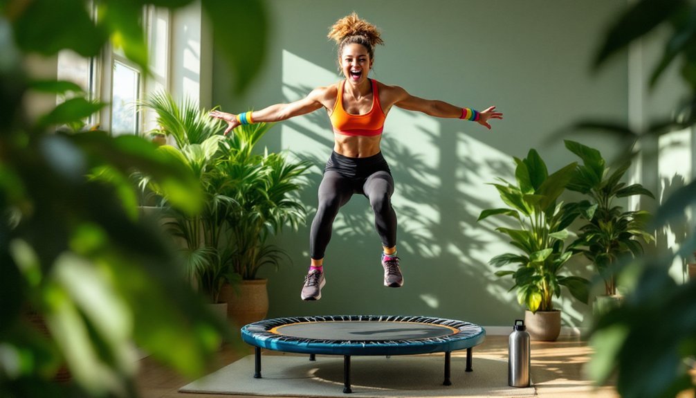 mini trampoline cardio benefits