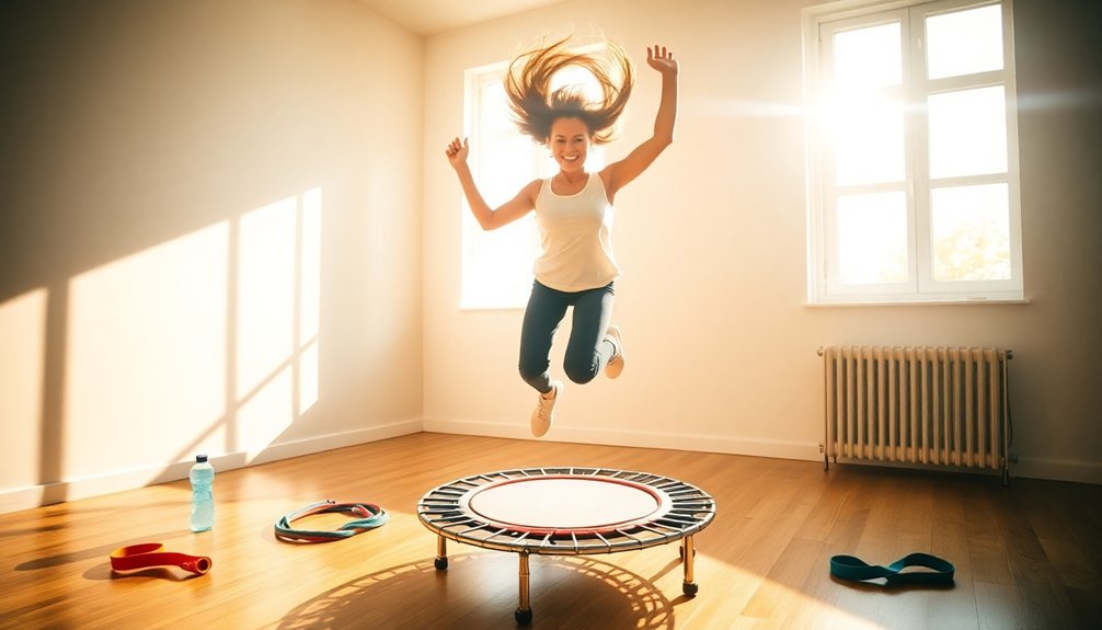 mini trampoline heart benefits