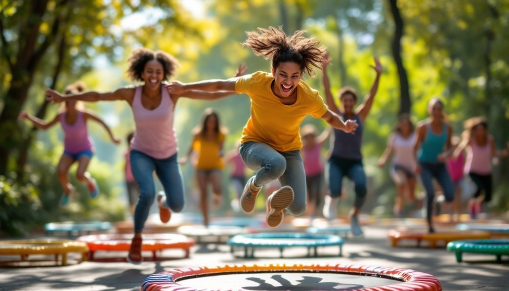 mini trampolines boost heart health