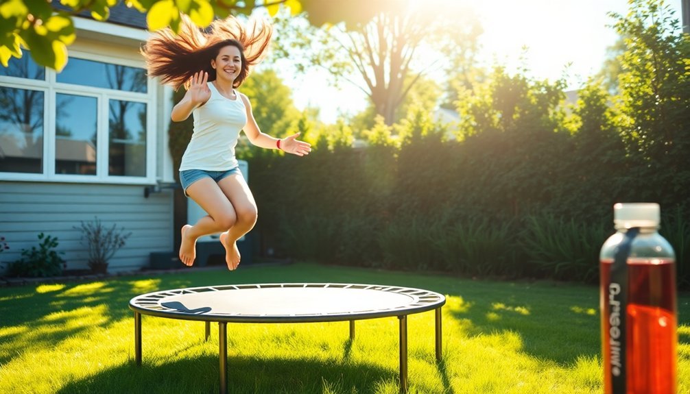 mini trampolines boost heart health