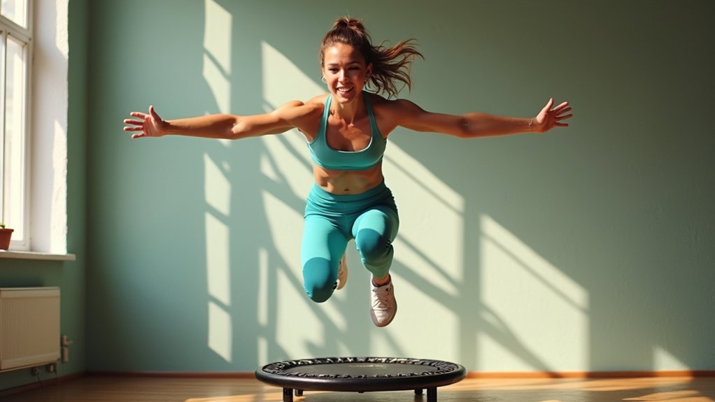 air bike crunches technique