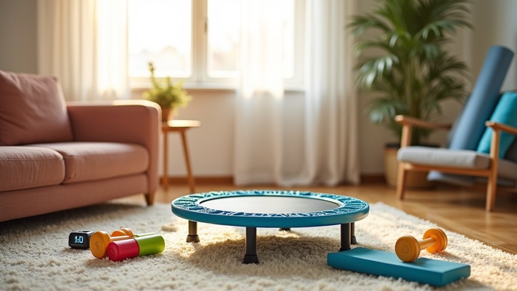 apartment friendly rebounding cardio