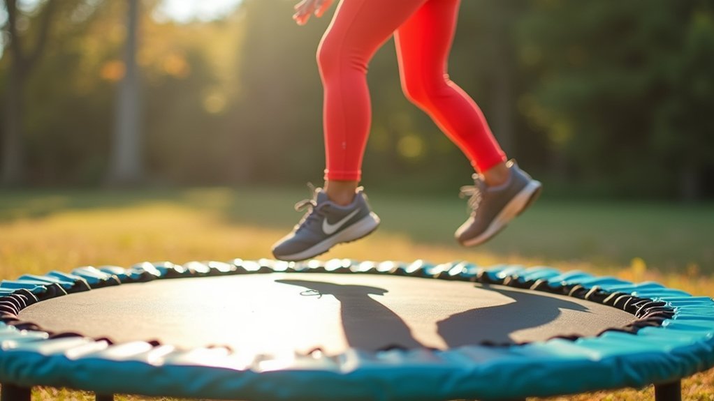core stability through rebounding