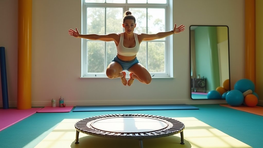 core strengthening trampoline exercises