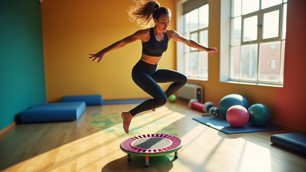 dynamic core trampoline workouts