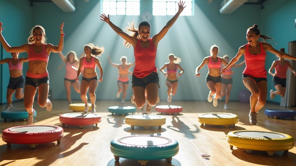 efficient calorie burning trampoline workouts