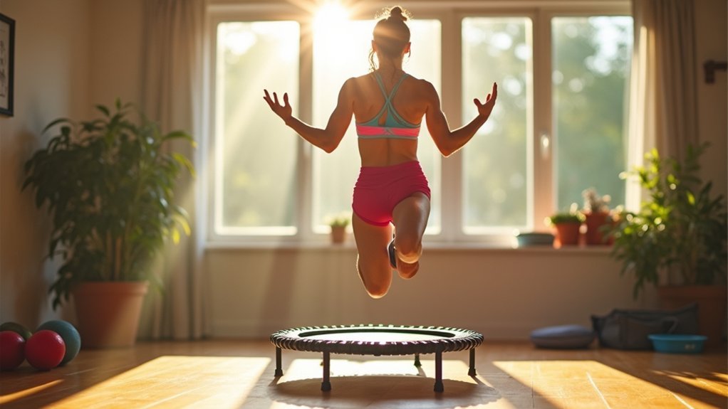 full body rebounding squats