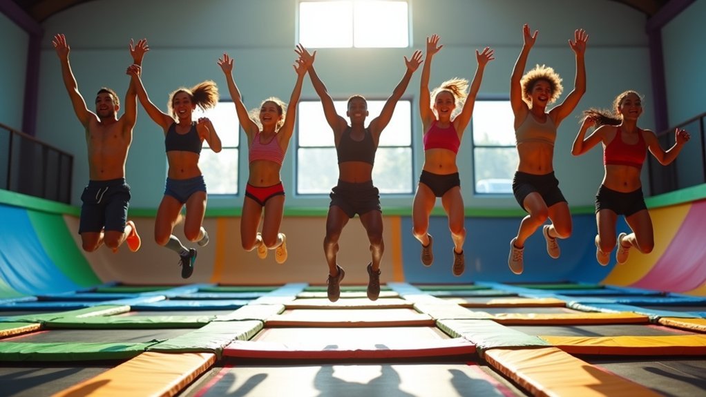 full body trampoline workout circuit