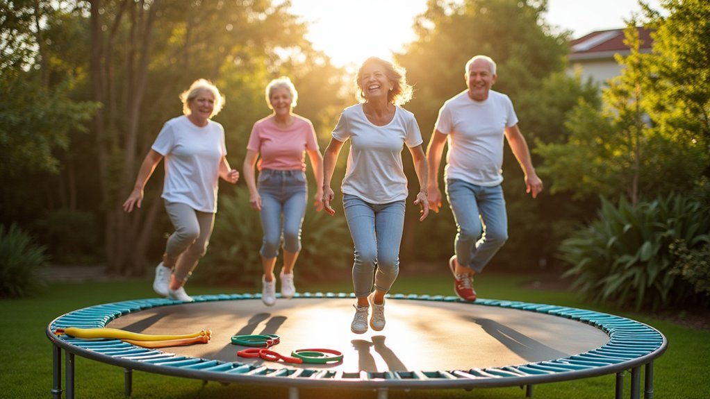 gentle trampoline exercise benefits