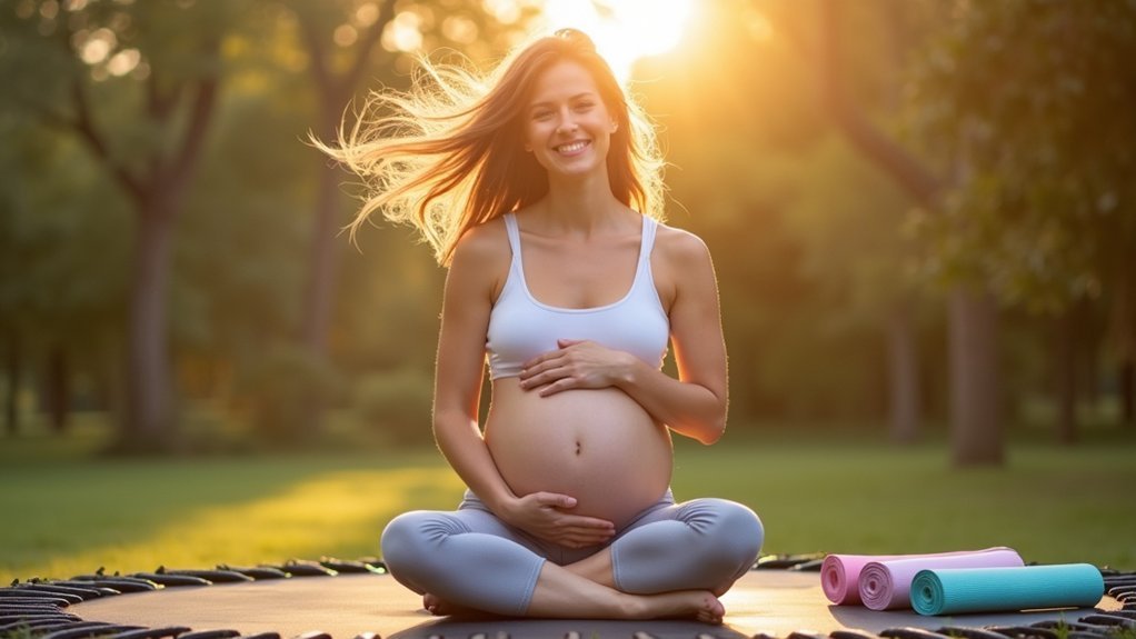 gentle trampoline exercises during pregnancy