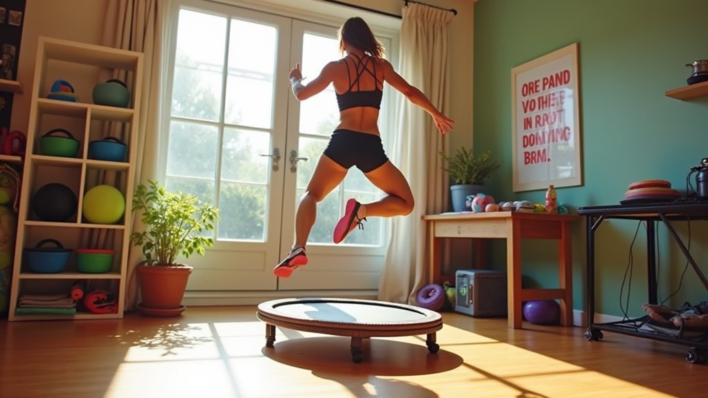 high intensity mini rebounder workouts