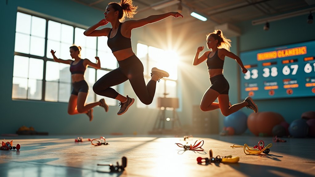 maximize calorie burn rebounding