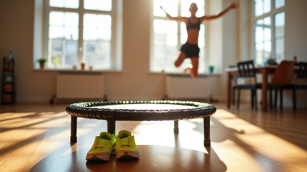 mini trampoline calorie burn