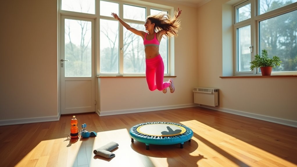 mini trampoline calorie burning