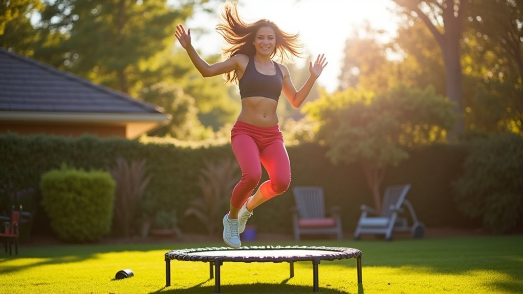 mini trampoline jump calorie burn