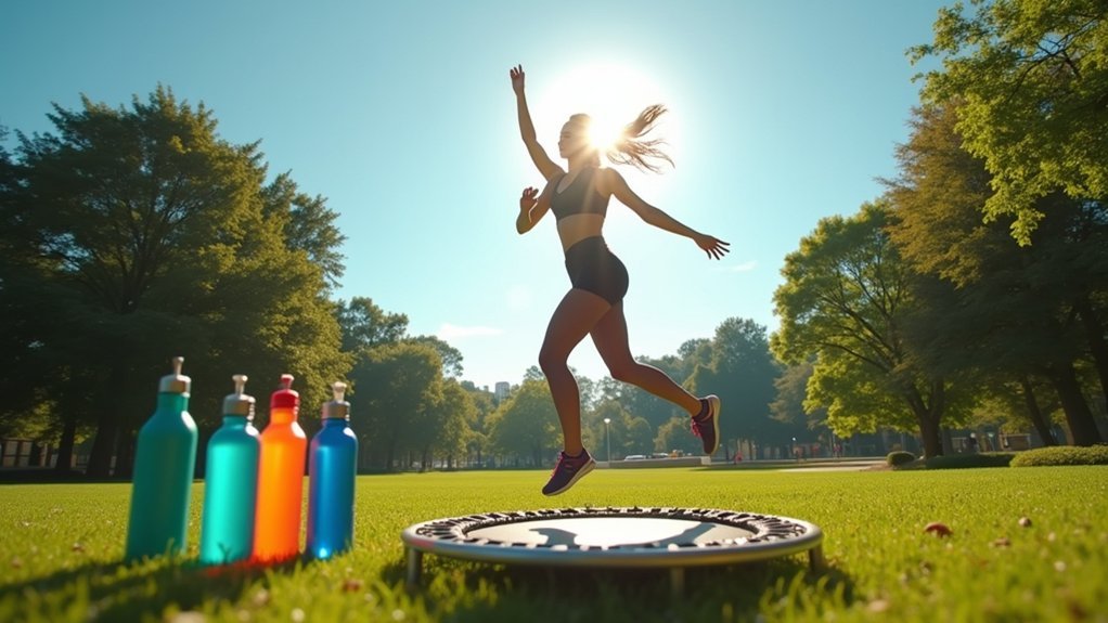 mini trampoline weight loss benefits