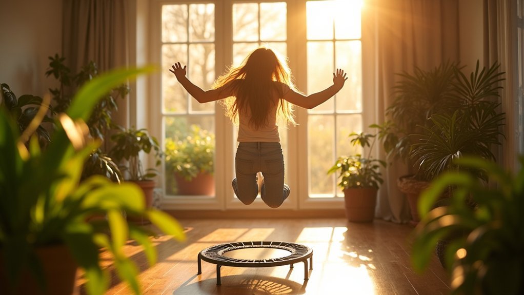 morning bouncing detoxifies lymphatics