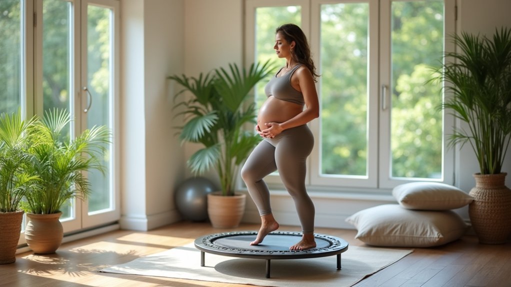 pregnancy safe rebounding modifications needed