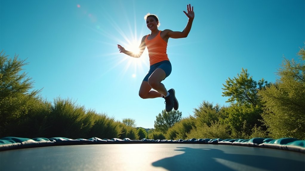 rebounder core exercise benefits