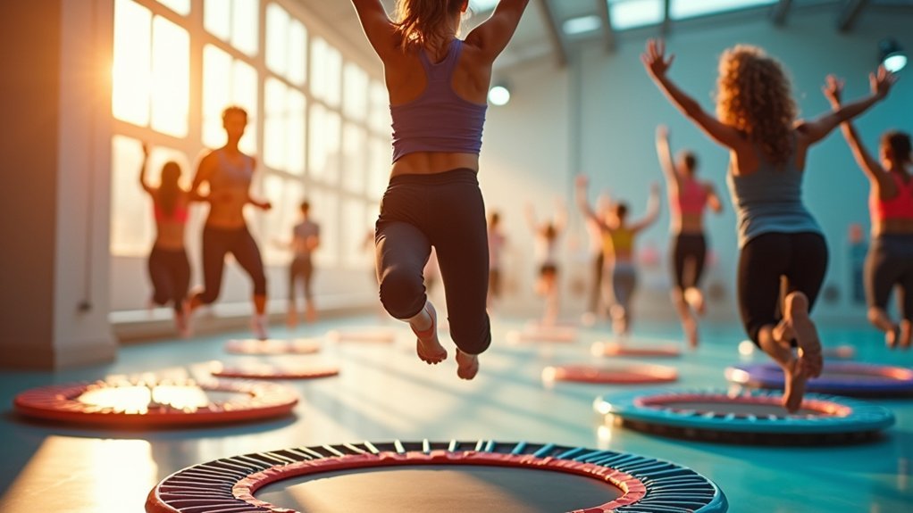 rebounding burns calories efficiently