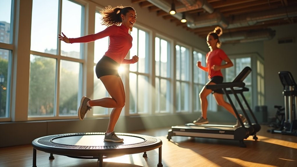 rebounding burns more calories