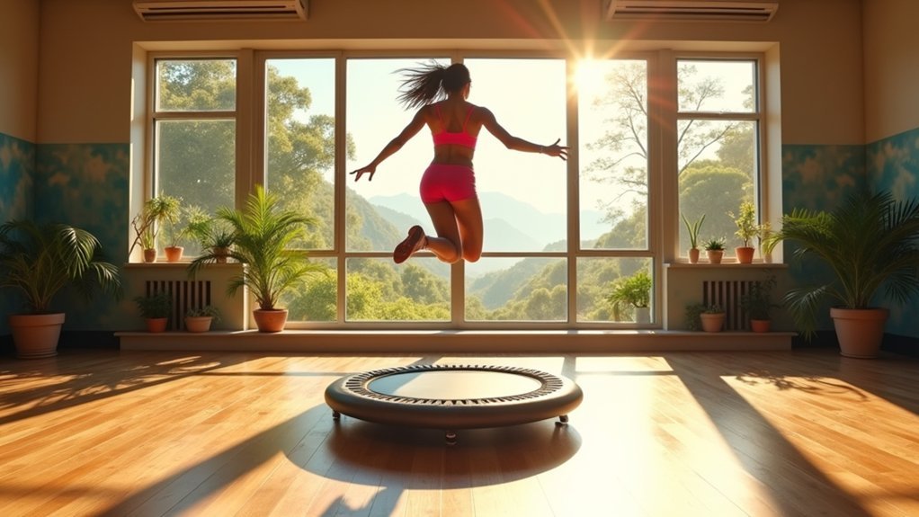 rebounding enhances lymphatic drainage