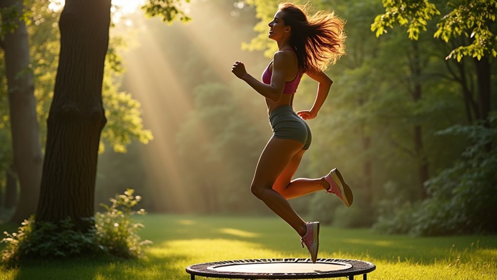 rebounding promotes smoother skin