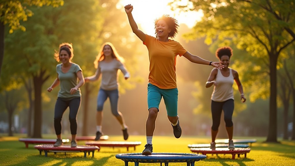 regular bouncing lowers hypertension
