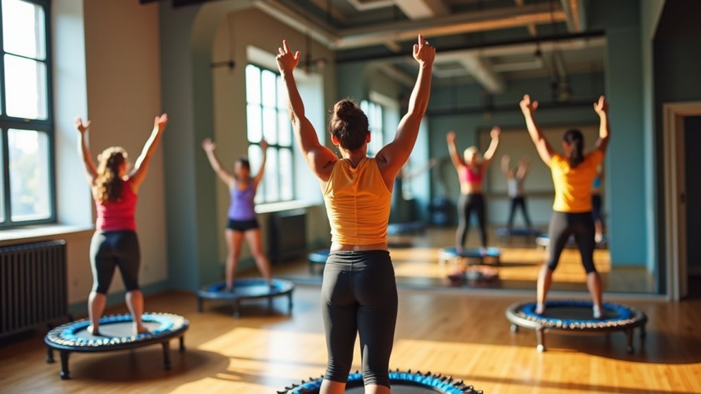 sculpt arms through rebounding