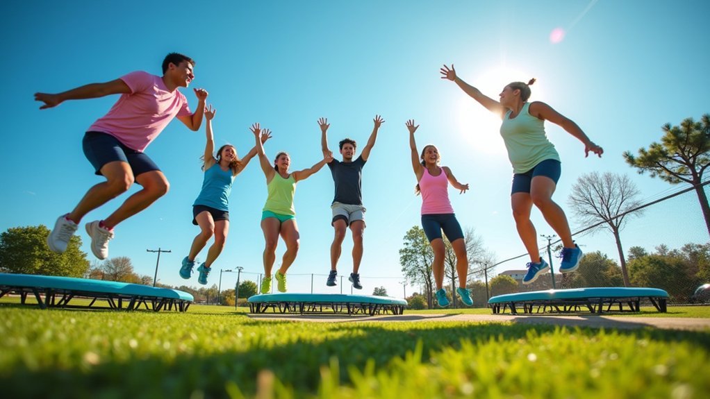 trampoline afterburn intensity techniques