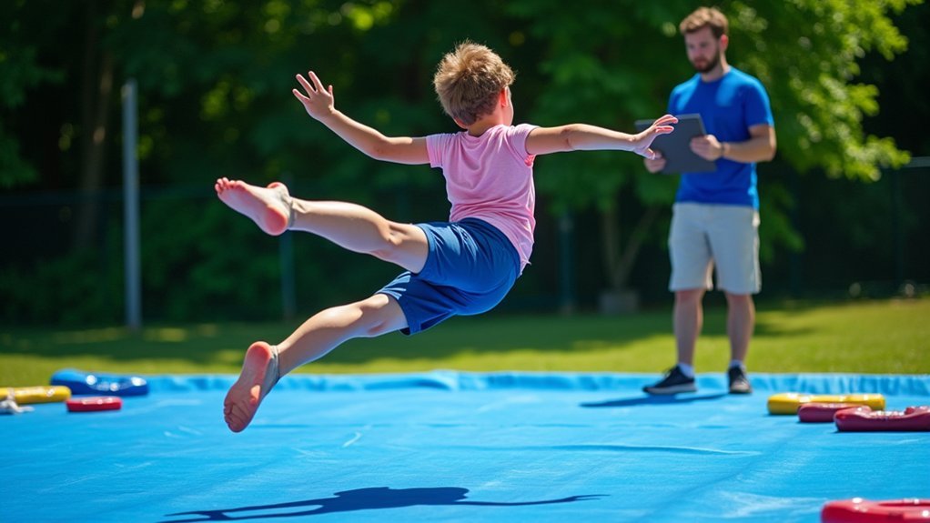 trampoline balance training benefits