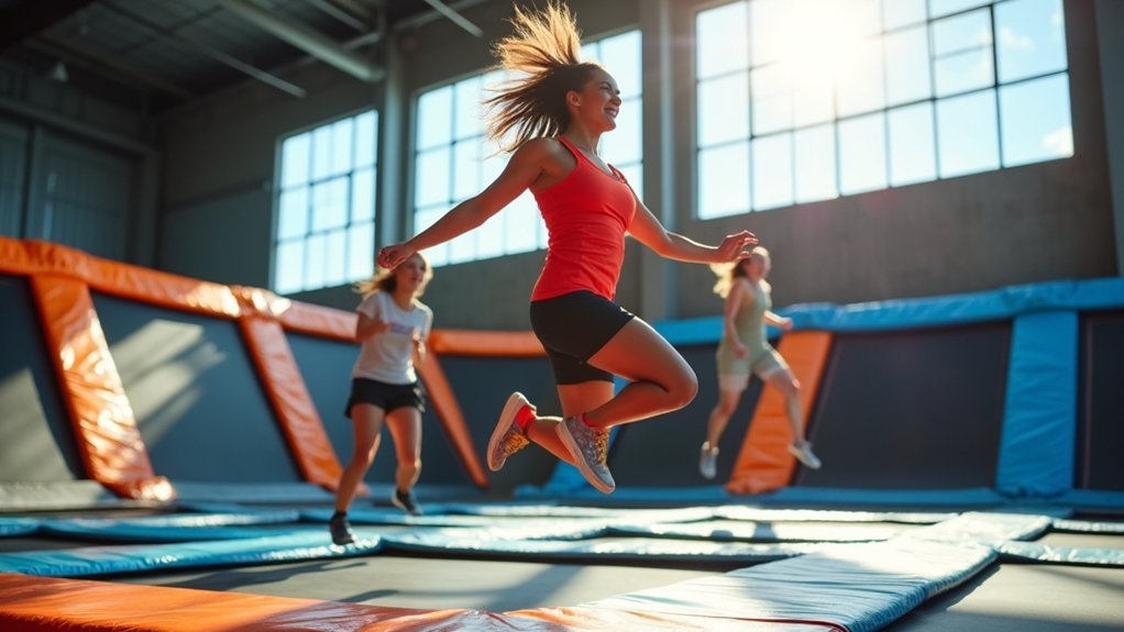 trampoline core challenge progression