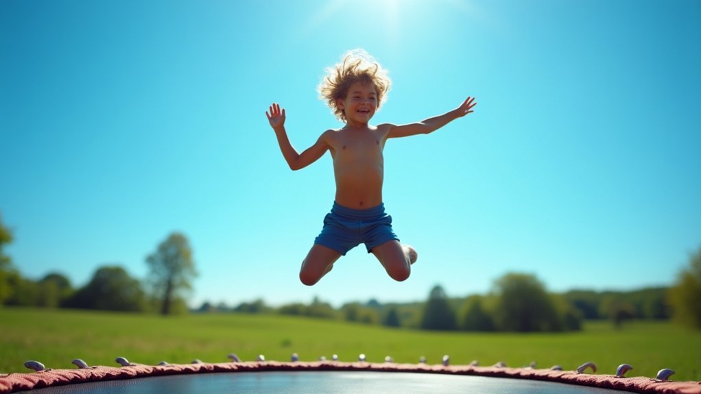 trampoline core strength training