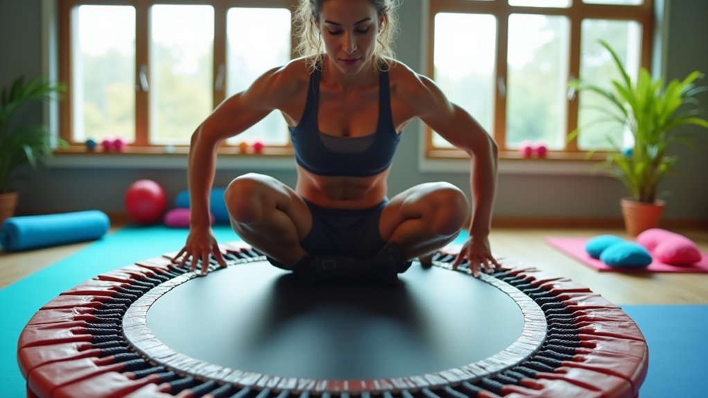 trampoline core workout benefits