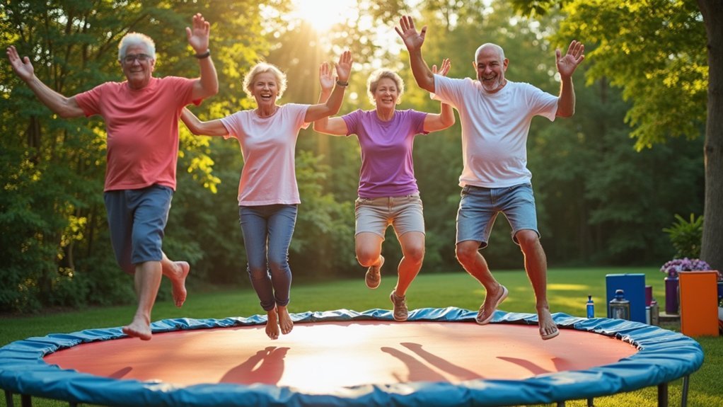 trampoline exercise for seniors