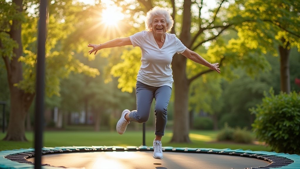 trampoline exercises enhance stability