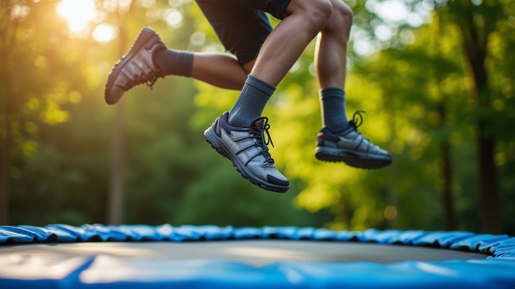 trampoline exercises for ankle strength