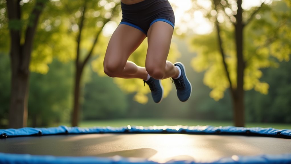 trampoline inner thigh workout