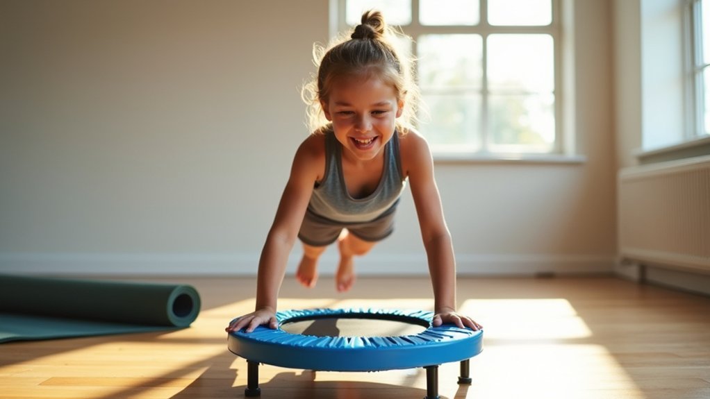 trampoline plank hold fundamentals