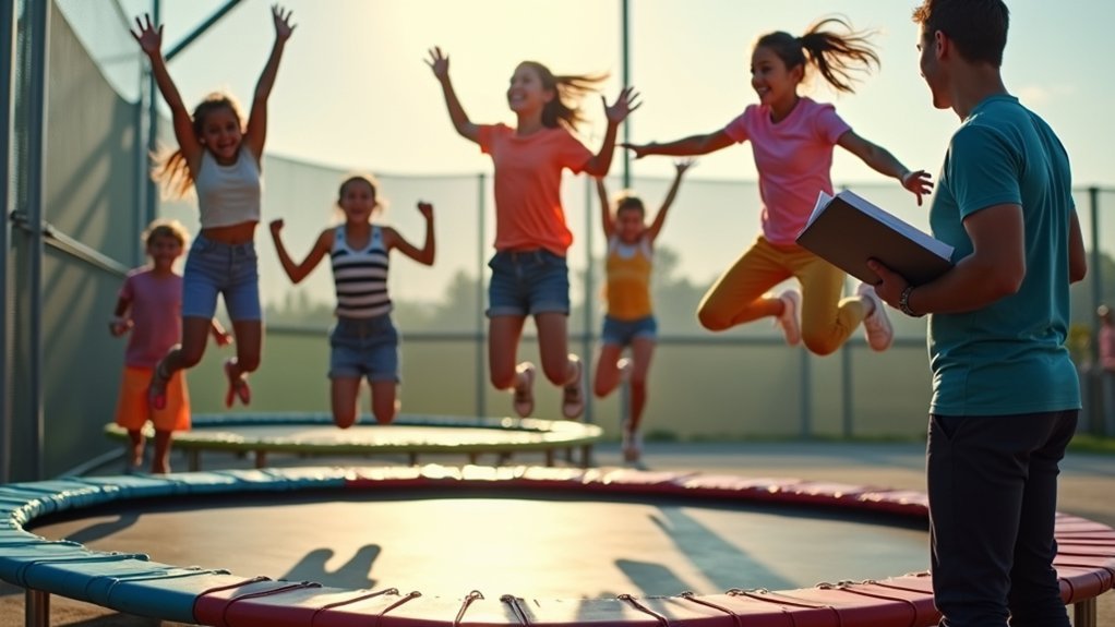 trampoline training enhances balance