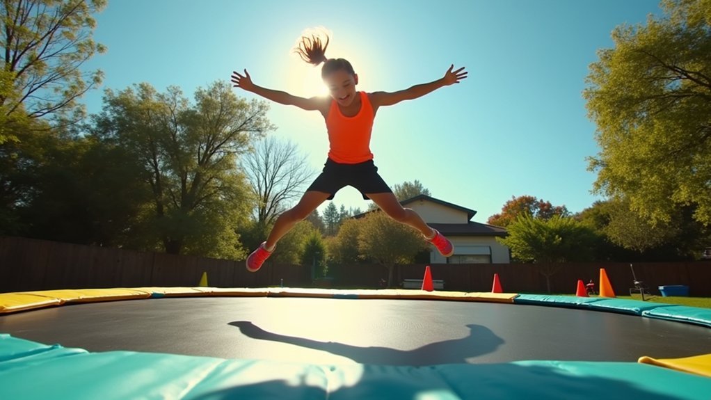 trampoline training improves balance