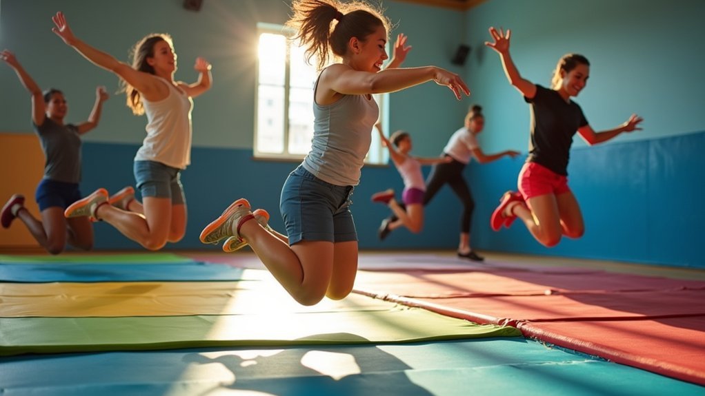 trampoline training reduces injury