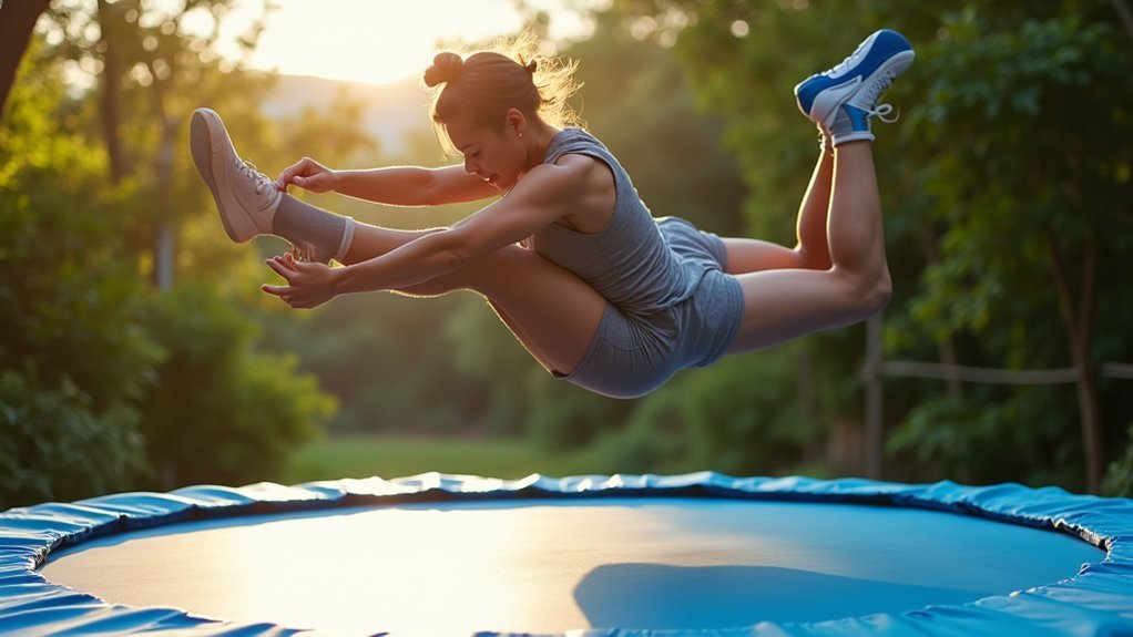 trampoline twists strengthen core